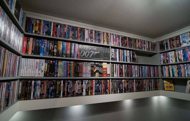 the case for a blu-ray collection