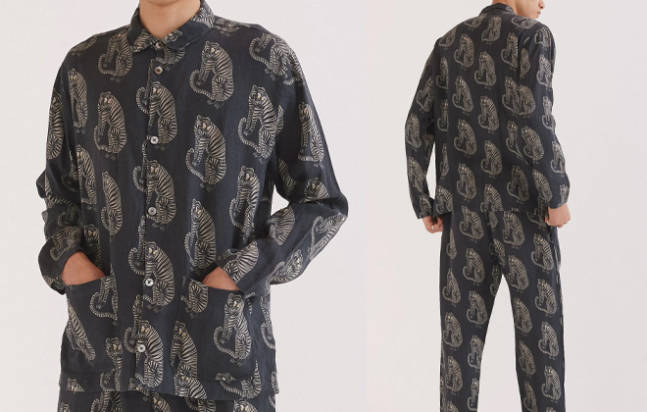 Desmond and Dempsey Pocket Pyjama Set