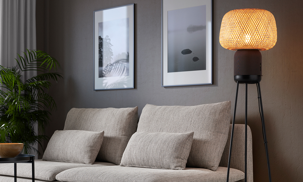 Sonos and IKEA Teamed Up Again for a New Symfonisk Floor Lamp Speaker