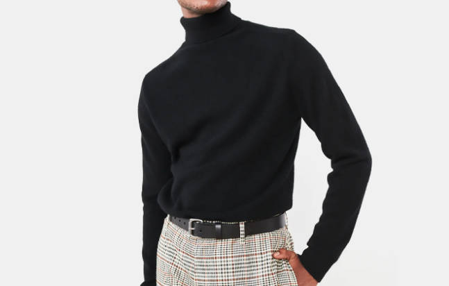 quince mongolian cashmere turtleneck sweater