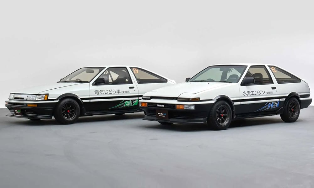 Toyota Electric and Hydrogen AE86 Concepts