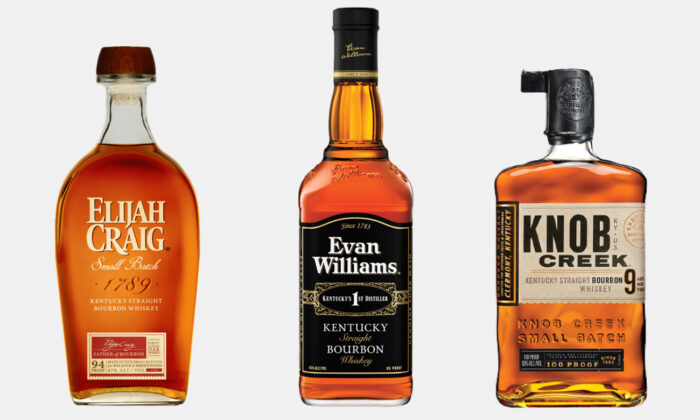 bourbon bottles under $50