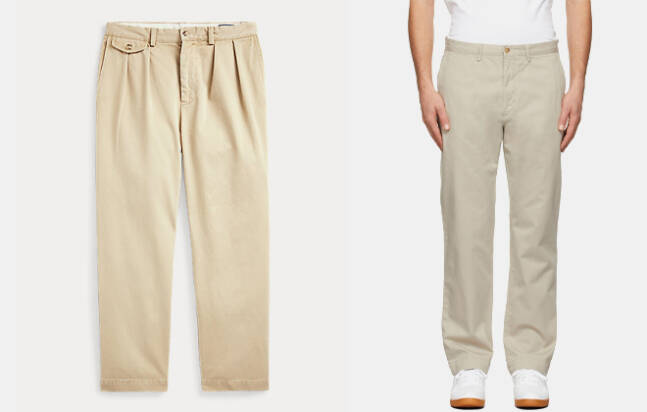 Polo Ralph Lauren Whitman Relaxed Fit Pleated Chinos