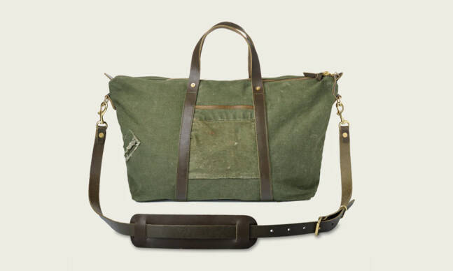 WP Standard’s Repurposed Military Travel Bag is an Homage to the Past