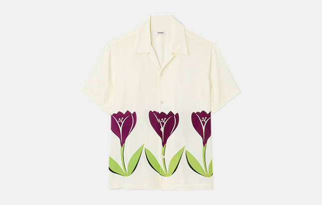 Sandro-Paris-Tulip-Print-Shirt