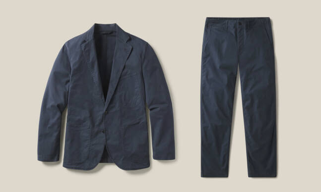 Buck Mason Carry-On Suit Spring Release