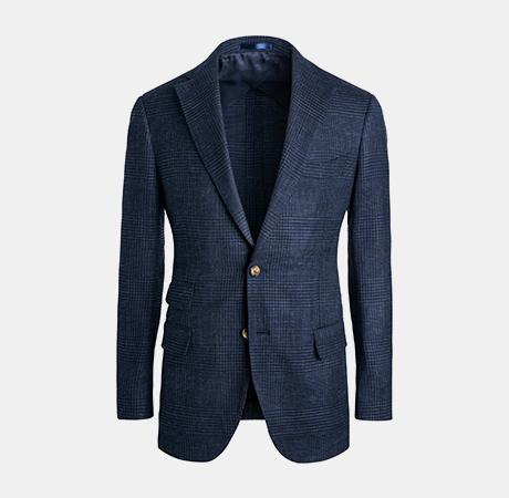 Luxury Italian Wool Linen Bedford Jacket