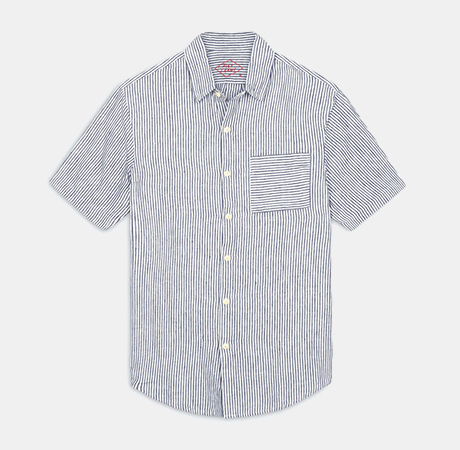 Alex Crane Short Sleeve Linen Shirt