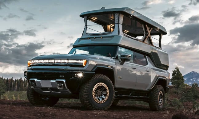 EarthCruiser Camper for Hummer EV: Conquer Any Terrain in Style
