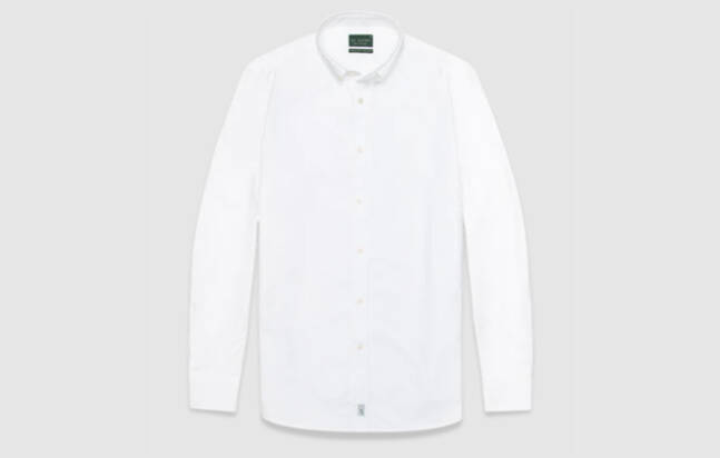 Le alfre le blanc white oxford shirt