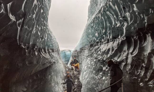 What It’s Like to Wander the Ice Caves of Iceland