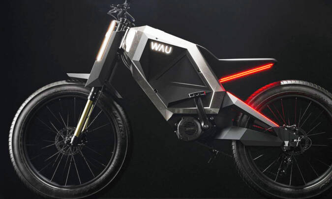 WAU Cyber E-Bike | Cool Material