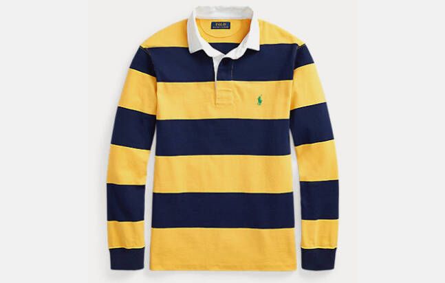 Polo Ralph Lauren Classic Fit Striped Jersey Rugby Shirt