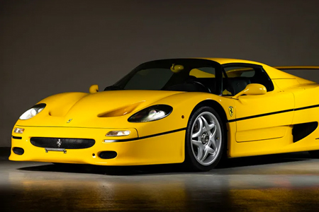 This Rare Yellow Ferrari F50 Could Fetch up to $4.5 Million at Auction Next Week