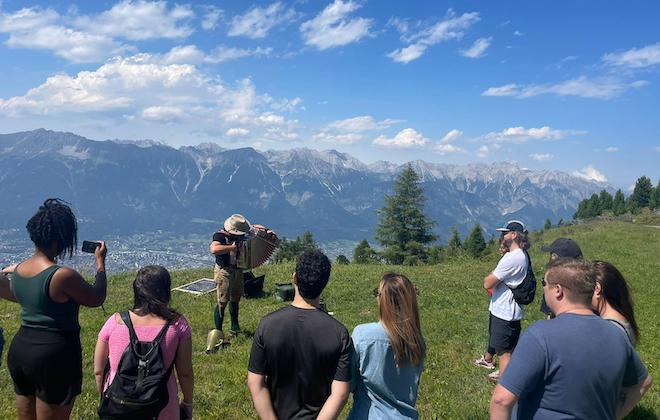 yodeling in the alps with competitours