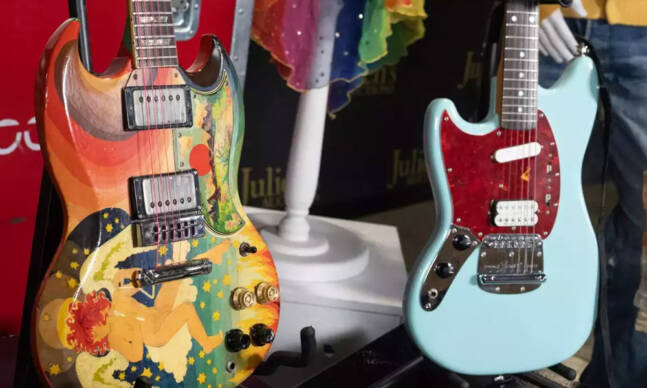 Kurt Cobain and Eric Clapton’s Guitars Head to Auction