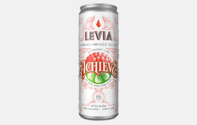 Levia Raspberry Lime Sativa Seltzer