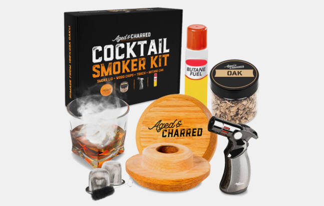 Aged and Charred Smoke Top Cocktail Smoker Kit