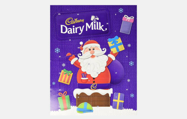 Cadbury Dairy milk advent calendar