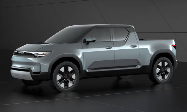 Toyota Unveils New Compact Electric Pickup Truck