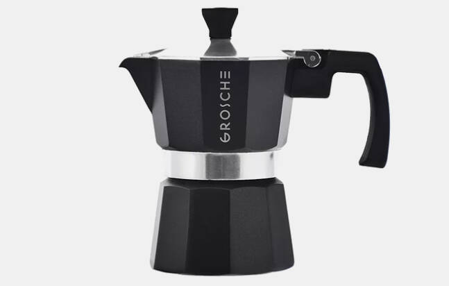 GROSCHE Milano Stovetop Espresso 3-Cup Moka Pot Coffee Maker