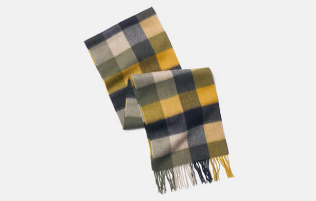 Orvis Barbour Large Tattersall Scarf