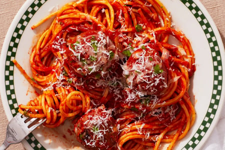 Spaghetti and Verrry Tender Meatballs