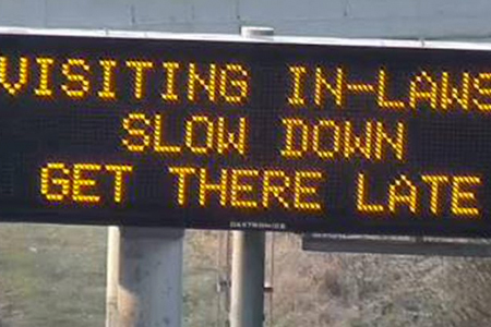 Feds to Highway Signs: You Have Two Years to Stop Being Funny