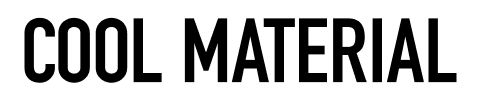 Cool Material Newsletter Section Logo