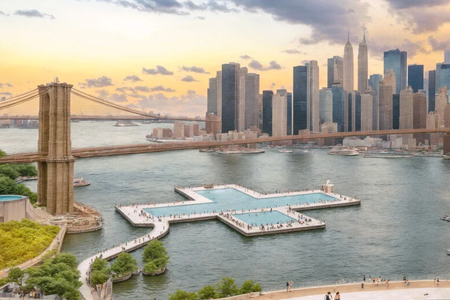 New York City's Self-Filtering +POOL to Float in the East River this Summer