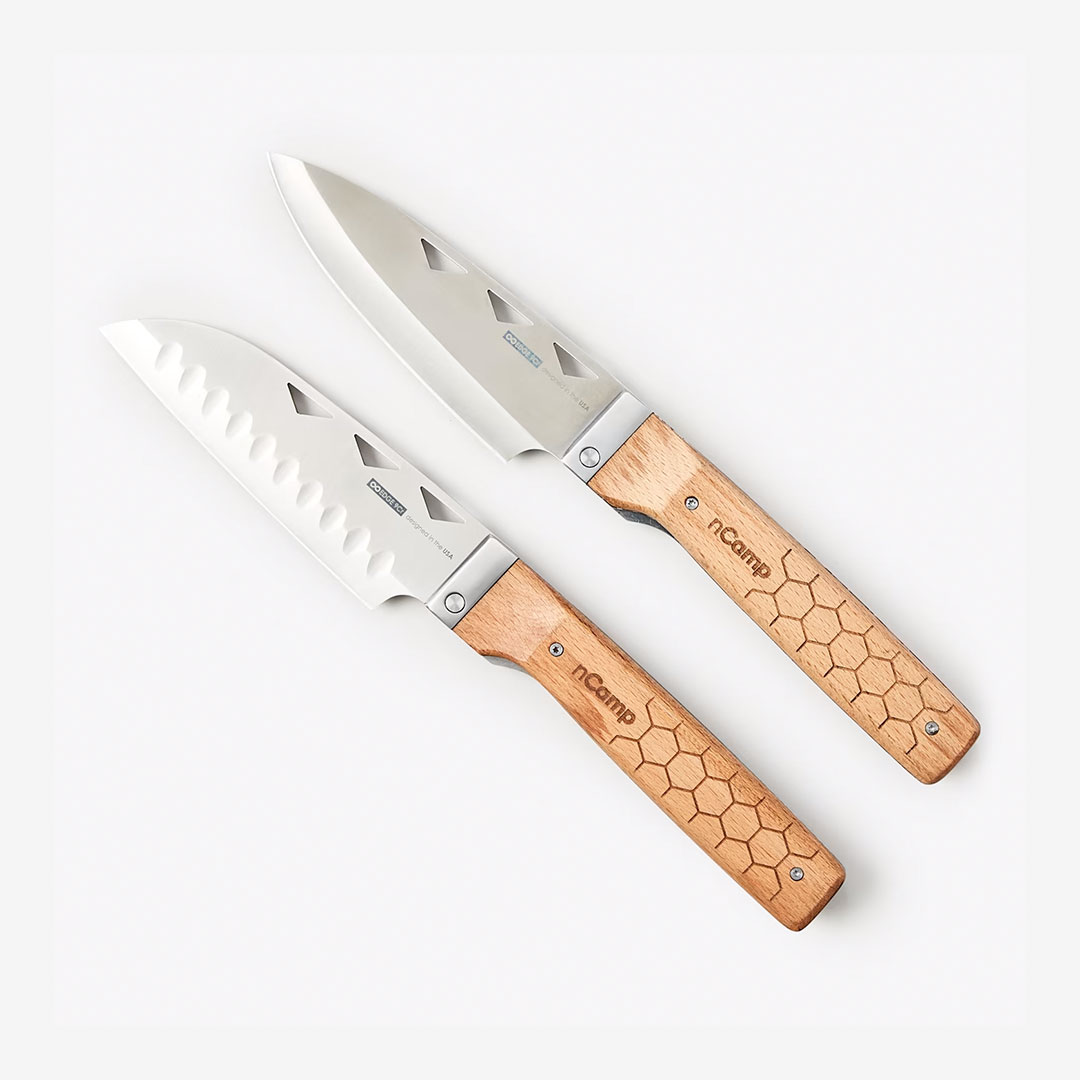 nCamp Premium Chef and Santoku Knife Set - 31% Off