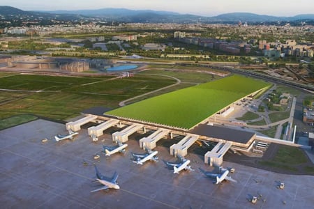 This Italian Airport Will Soon Have a 19-Acre Working Vineyard on Its Roof