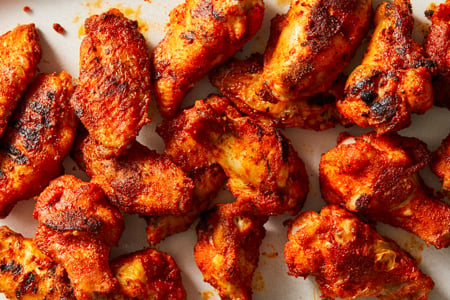 Sweet and Spicy Grilled Chicken Wings