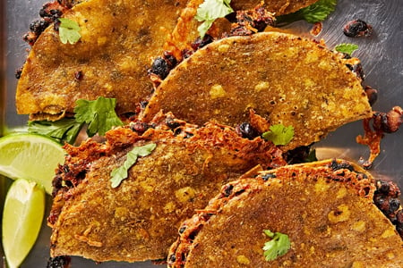 Crispy Sheet-Pan Black Bean Tacos