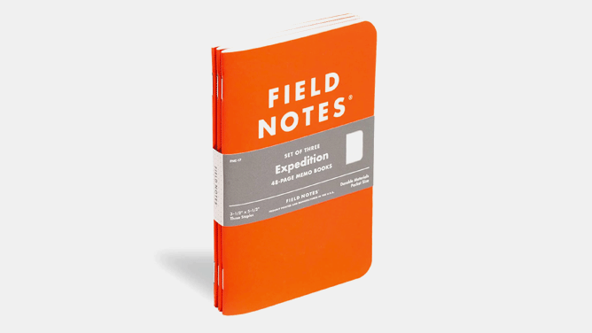 Field Notes Expedition 3 Pack Waterproof Notebook