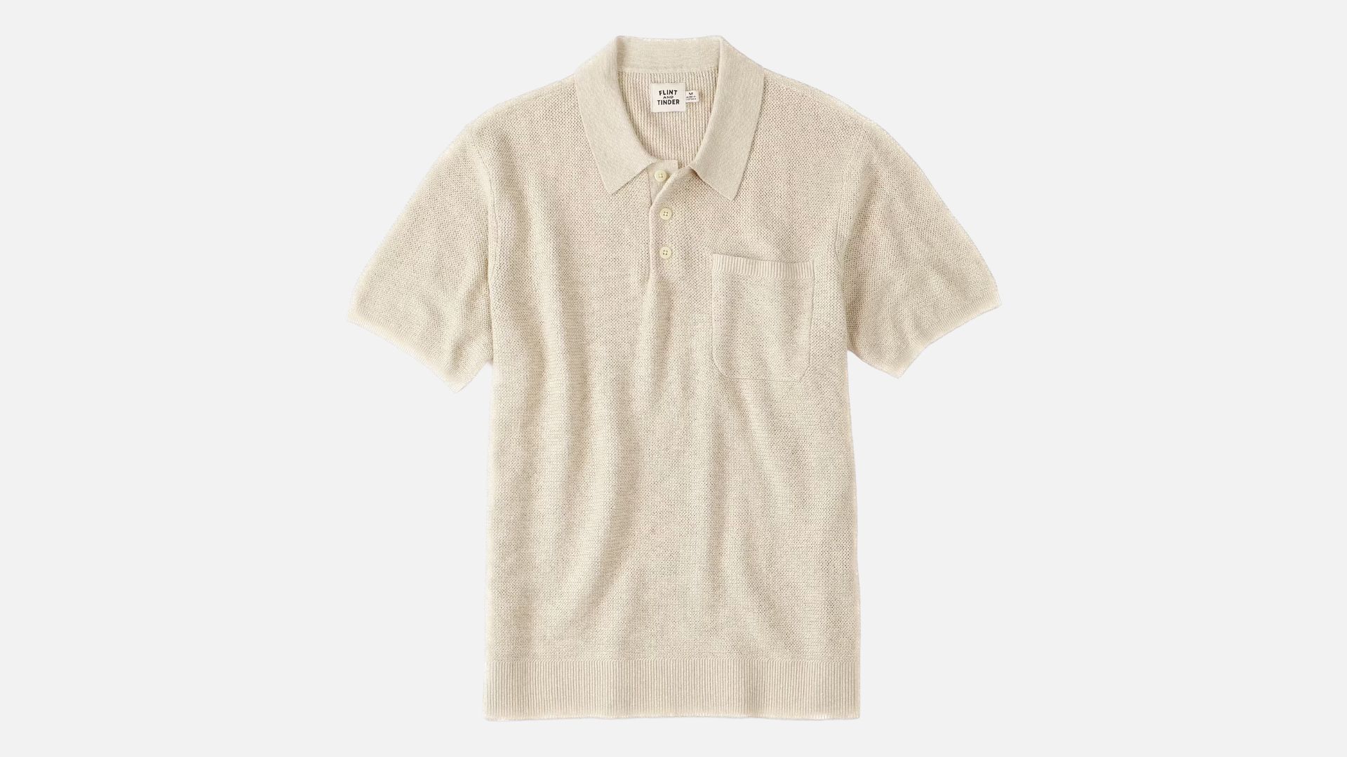 Cotton Linen Sweater Polo