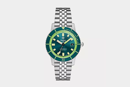 Zodiac Compression Diver Automatic Stainless Steel Watch