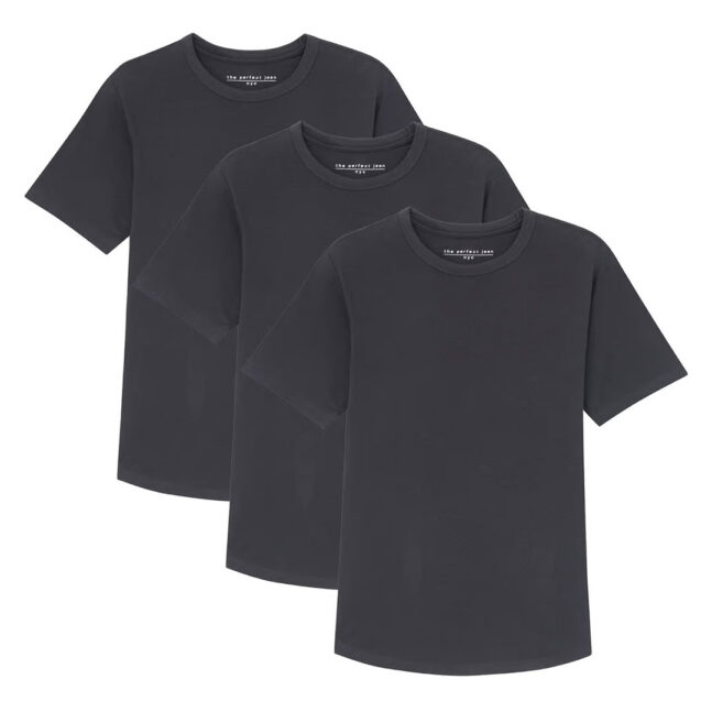 The Perfect Jean Organic Crew Neck T-Shirt 3 Pack