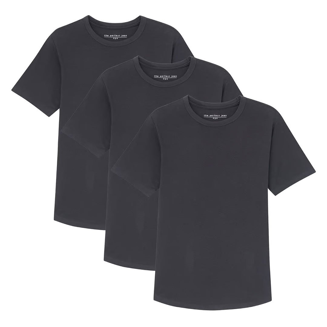 The Perfect Jean Organic Crew Neck T-Shirt 3 Pack - 26% Off