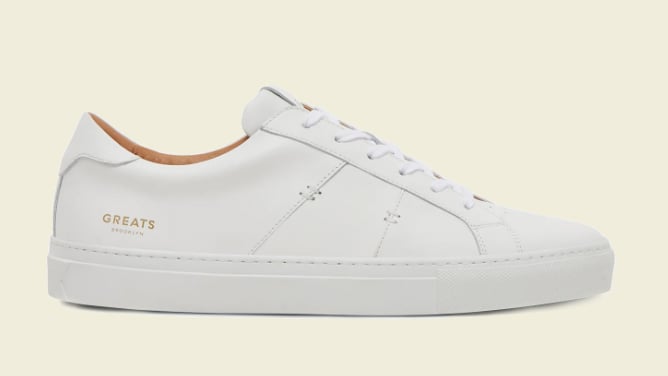 Best White Sneakers Under $200: Greats the Royale 2.0