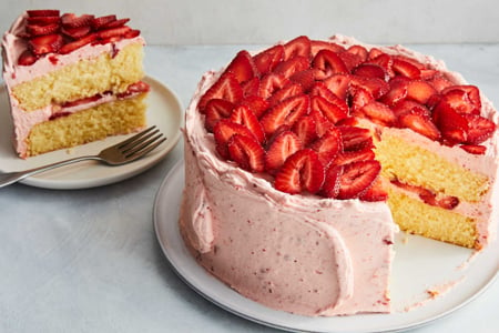 Strawberry Lemonade Cake