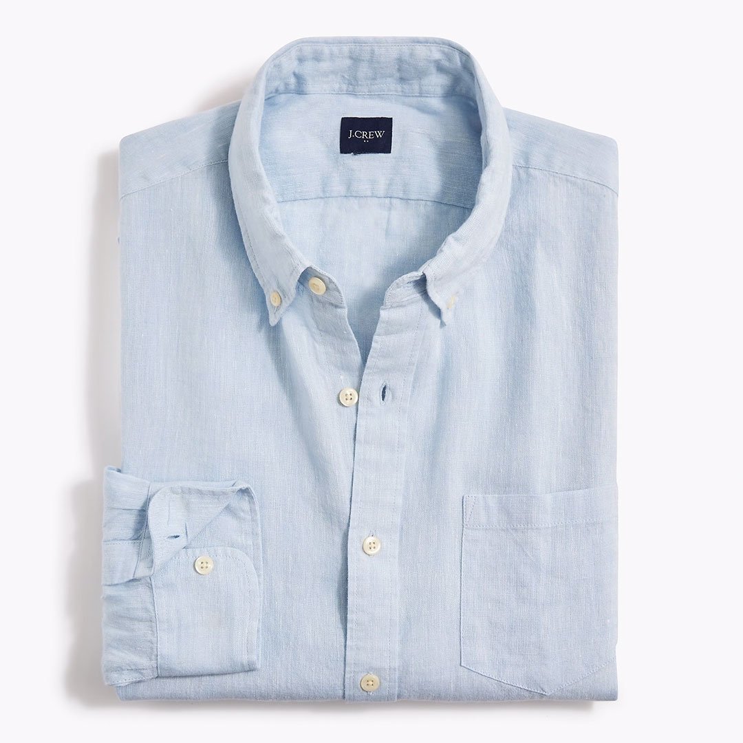J. Crew Classic Linen-Blend Shirt - 50% Off