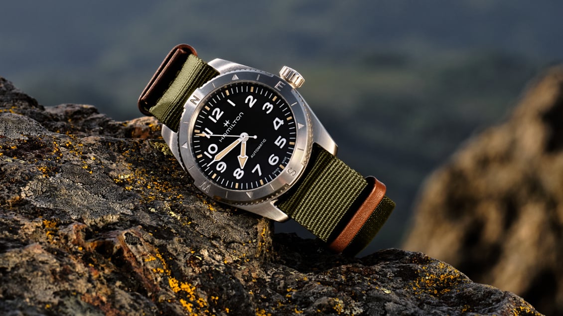 The Hamilton Khaki Field Expedition Is a Dependable, Adventure-Ready, and Aesthetically Pleasing NATO Strap Watch