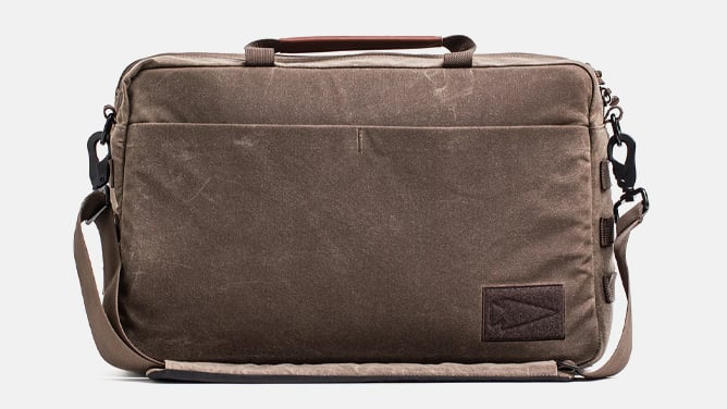 Waxed Canvas Shoulder Bag, GoRuck