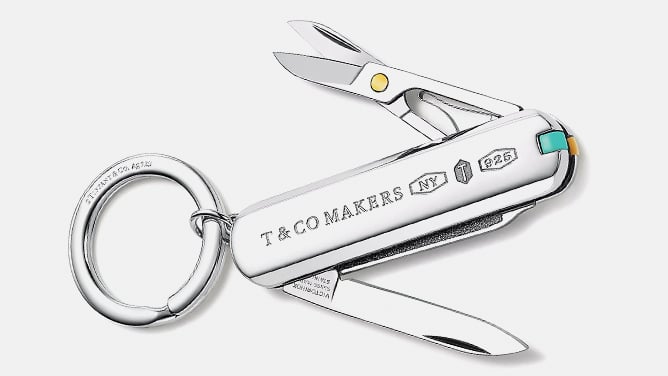 Tiffany 1837 Makers Swiss Army Knife and Keyring