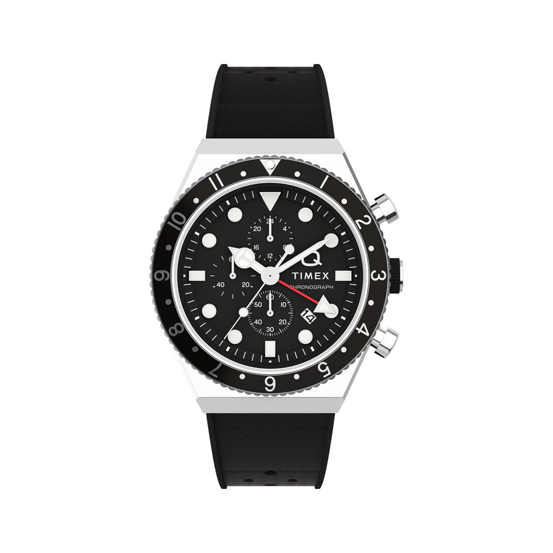 Q Timex 3-Time Zone Chronograph - 40% Off