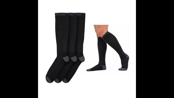 Copper Compression Powerknit Knee High Socks