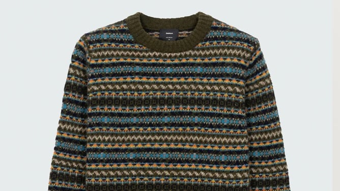 Finisterre Shetland Fair Isle Jumper