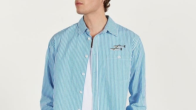 Percival Sardine Stripe Oversized Shirt