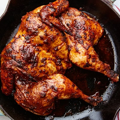 Peruvian-Style Roast Chicken With Tangy Green Sauce